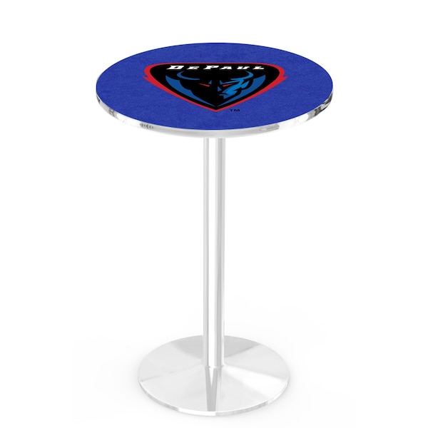 42" Chrome DePaul Pub Table